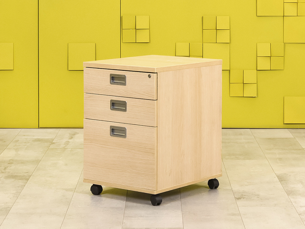 Офисная тумба выкатная ЛДСП Зебрано  ТВ3ЯЗ-26036