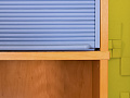 Шкаф для документов офисный IKEA ЛДСП Синий Швеция  ШДКН3-20025