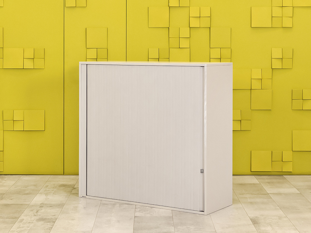 Шкаф для документов офисный  Steelcase ЛДСП Серый Франция  ШД1ДС5-27046