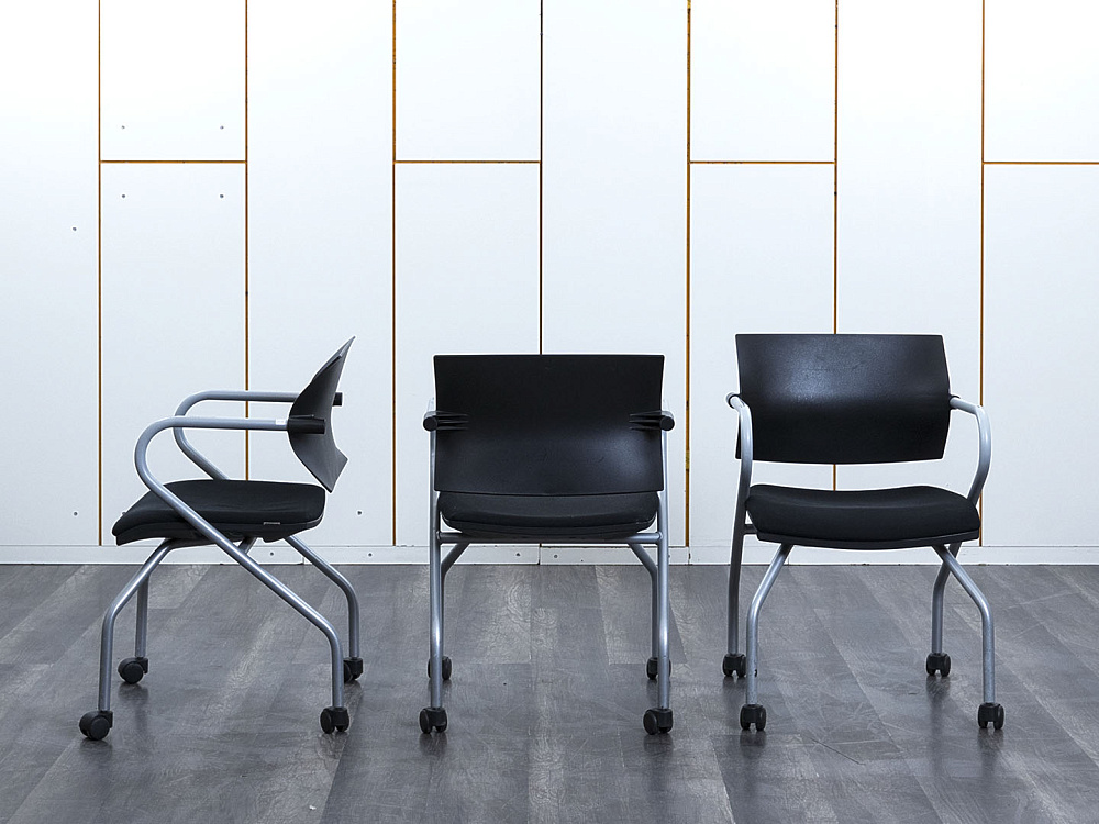 Конференц кресло для переговорной  Черный Ткань LUXY Aire JR  (УНТЧ-12053)