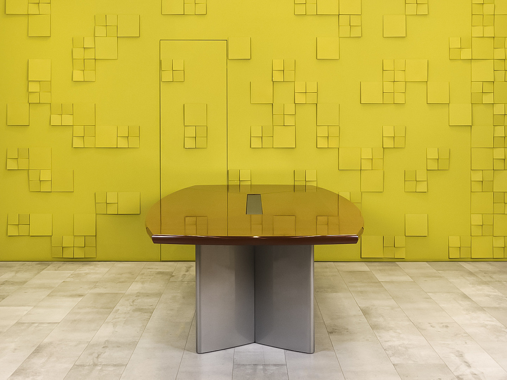 Офисный стол для переговоров ORA Шпон Вишня Италия  СГОШ-22016