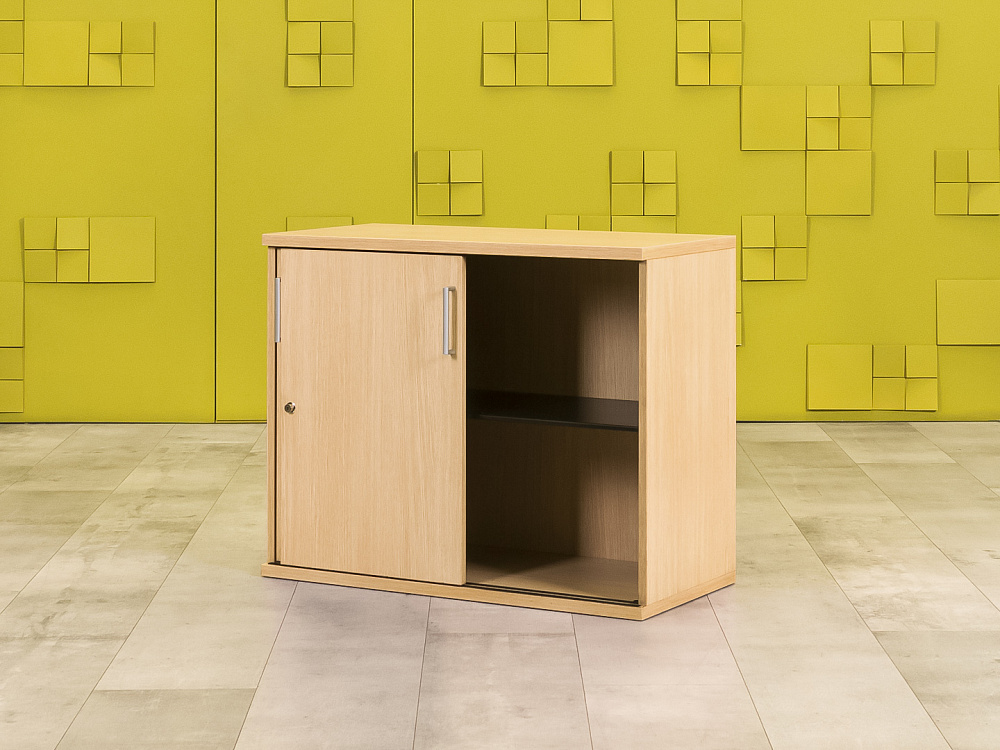 Офисная тумба для оргтехники  HAWORTH ЛДСП Зебрано Германия  ТО2ДЗ-29105