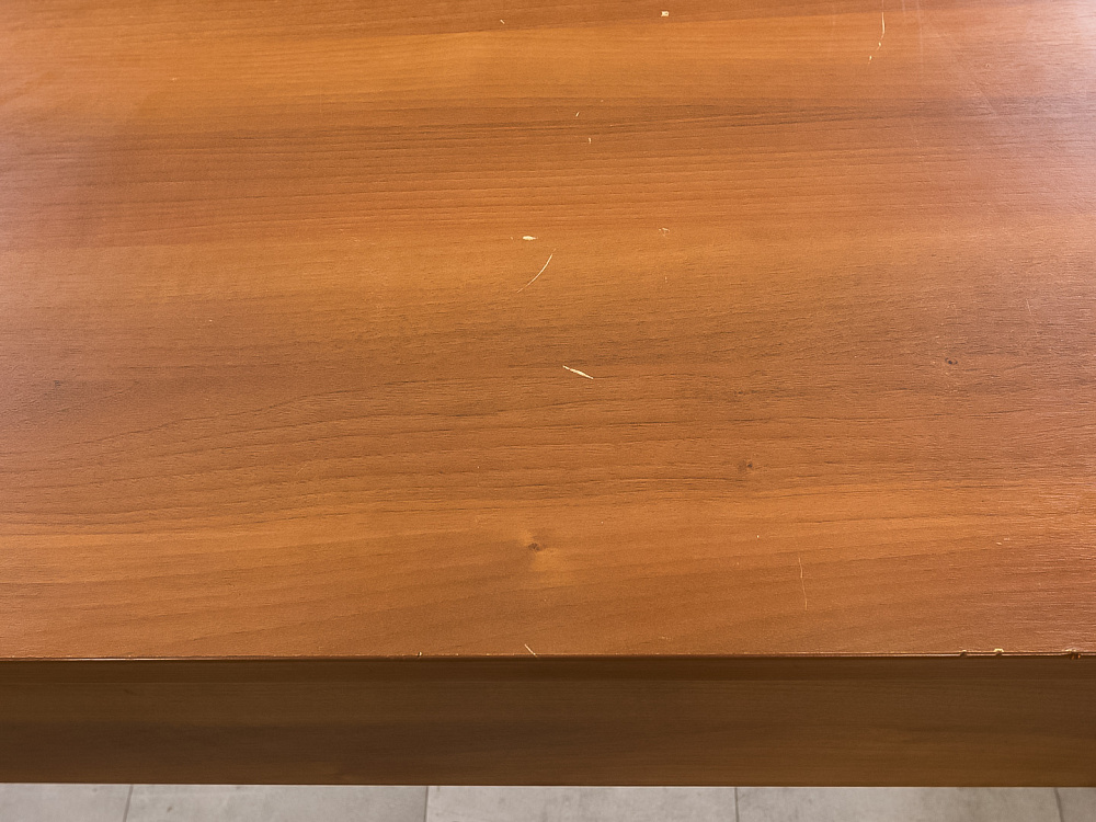 Офисный стол прямой  ЛДСП Вишня Россия  СППШ-13046