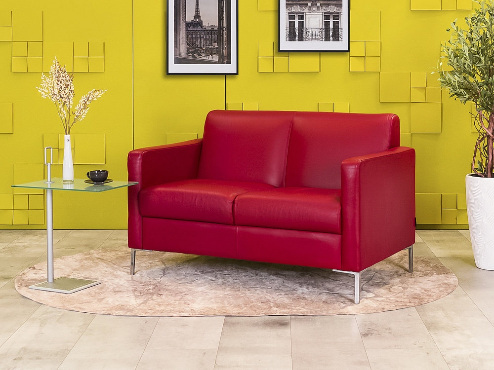 Офисный диван Herman Miller 1280x780 Кожа Красный США_ДНКК-270324