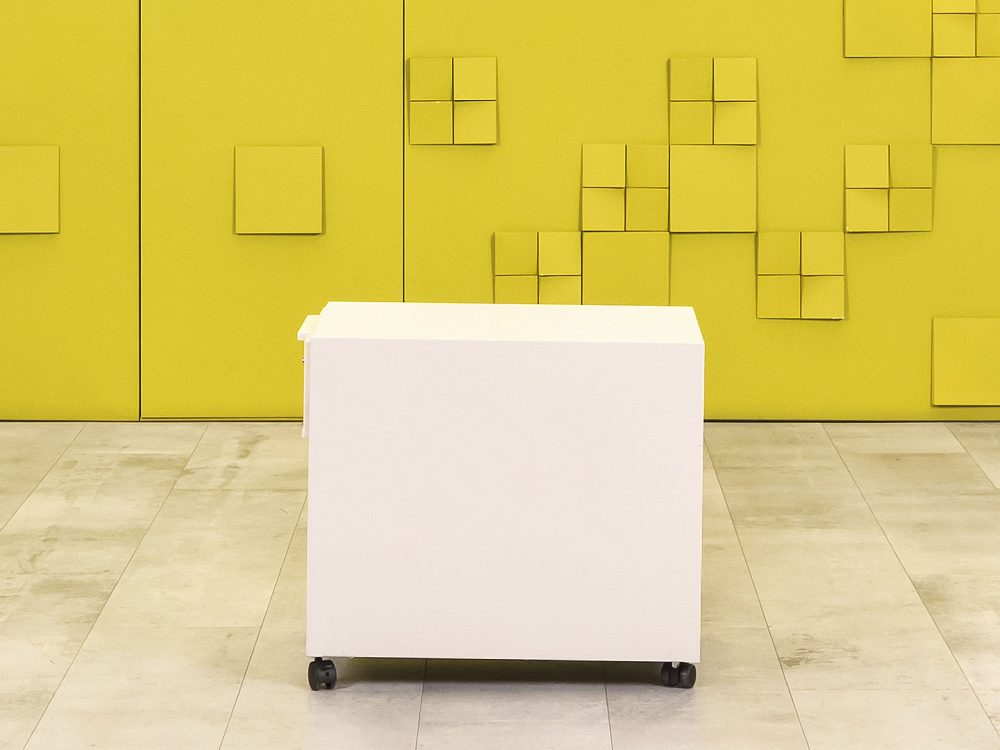 Офисная тумба выкатная Vitra Металл Белый Швейцария  ТВ2ЯБ-04026