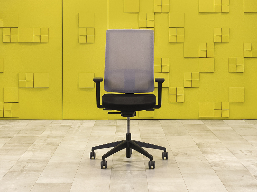 Офисное кресло для персонала на колесах CHOOSE ORGSPACE Ткань Чёрный; Серый Импорт_КПТЧ5-291024