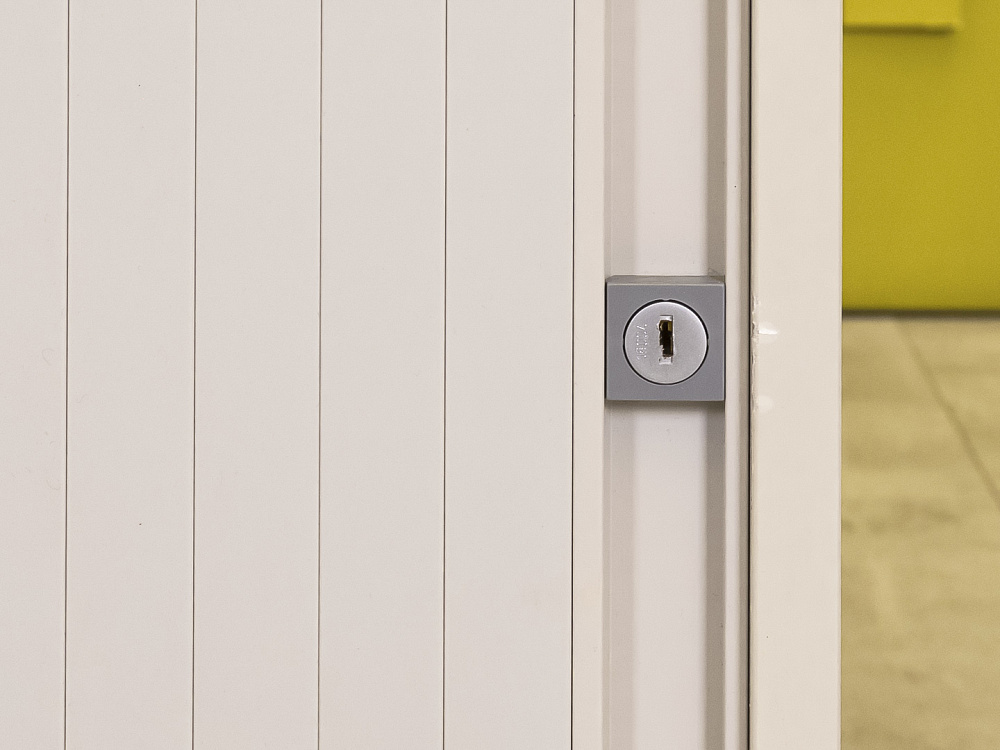 Шкаф для документов офисный  ЛДСП Серый  ШД1ДС-27046