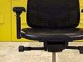 Офисное кресло для персонала на колесах HAWORTH Кожа Чёрный Германия_КПКЧ-171024