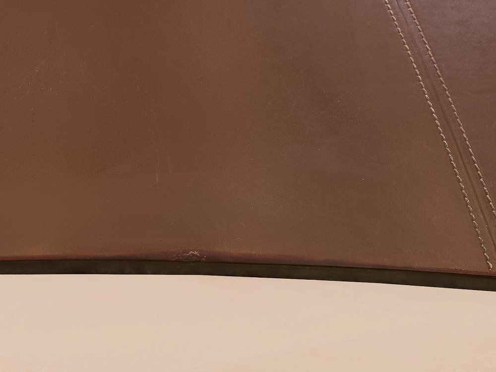 Стол для руководителя ENRICO PELLIZZONI 2000x1000 Кожа Коричневый Италия_СРЭК-210224