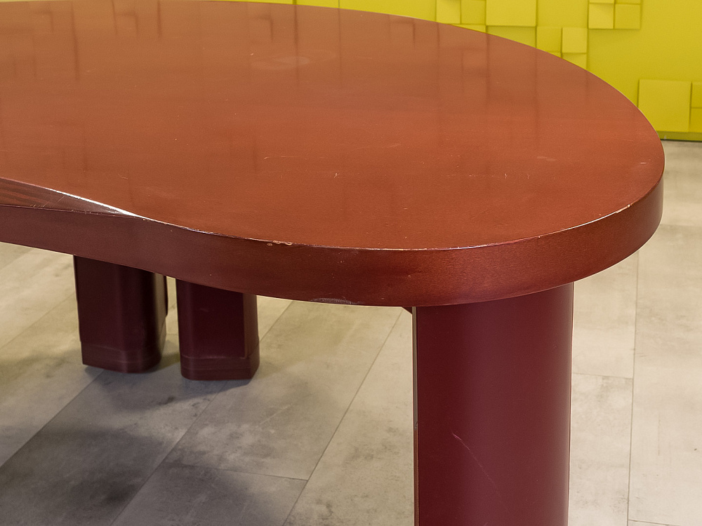 Стол для руководителя 1900x1100 ЛДСП Вишня Россия_СРЭШ4-130524