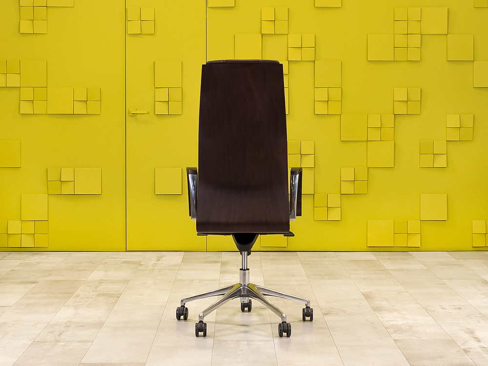 Офисное кресло руководителя на колесах Verona Arte's Кожа Коричневый Италия_КРКК-231224