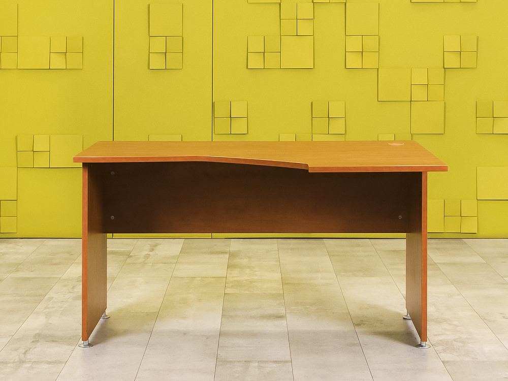 Офисный стол угловой  ЛДСП Вишня  СПУШ-09125