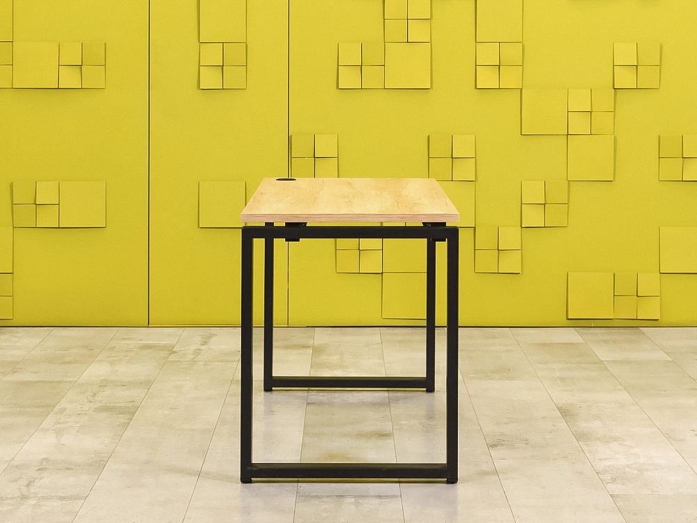 Офисный стол прямой ЛДСП Зебрано Россия  СППЗ1-18075