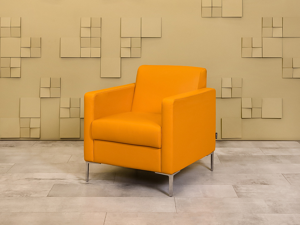 Мягкое кресло Herman Miller Кожа Оранжевый США  КНКО-12026