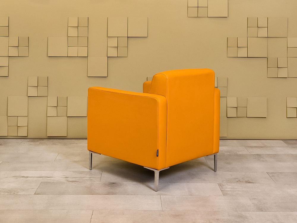 Мягкое кресло Herman Miller Кожа Оранжевый США  КНКО-12026