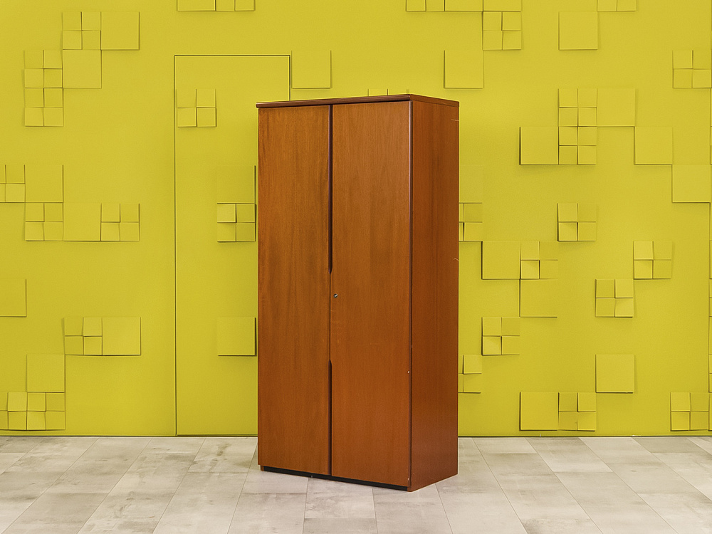 Шкаф для одежды Flute ORA 800x470x1700 Закрытый Шпон Орех Италия_ШГ2ДХ-170524