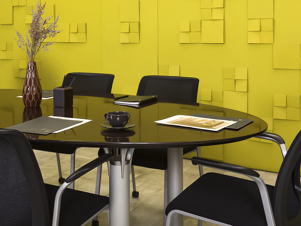 Офисный стол для переговоров ЛДСП Венге  СГОЕ-26016