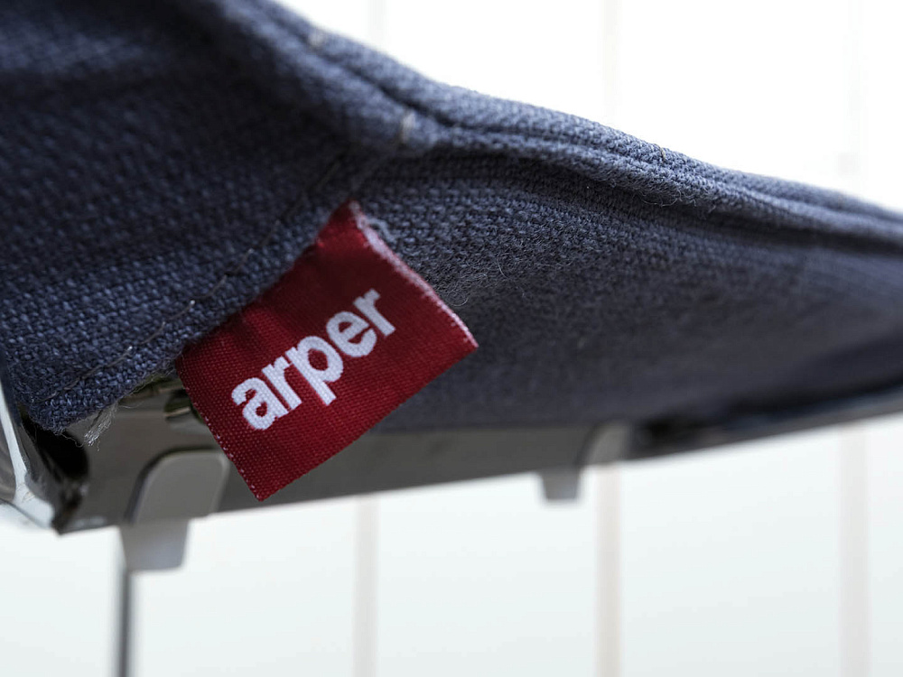 Барный стул Arper  Ткань Синий   (УНТН-01023)