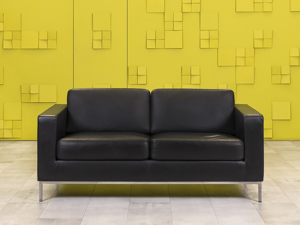 Офисный диван Profim Кожа Чёрный Польша  ДНКЧ-21045