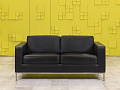 Офисный диван Profim Кожа Чёрный Польша  ДНКЧ-21045