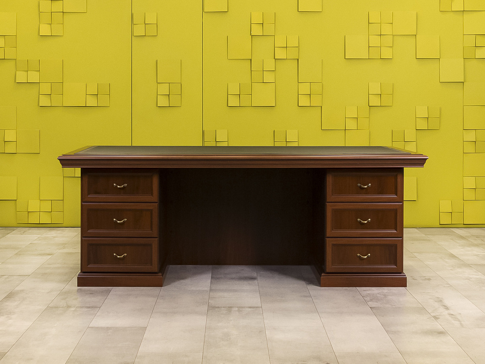 Стол для руководителя  NAPOLI MODULA МДФ Орех Италия  СРПХ-19085