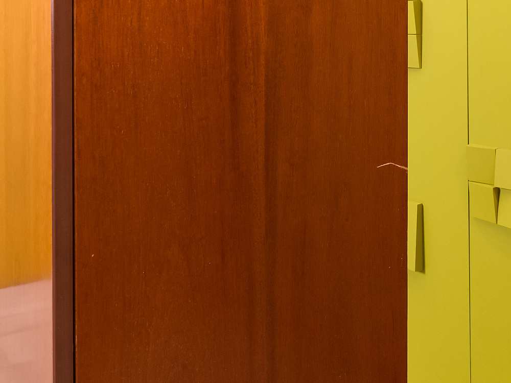 Шкаф для одежды Flute ORA 800x470x1700 Закрытый Шпон Орех Италия_ШГ2ДХ-170524