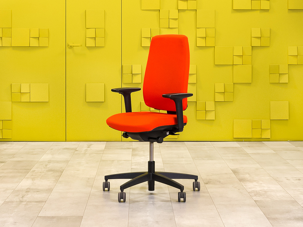 Офисное кресло для персонала на колесах ORGSPACE Ткань Оранжевый Импорт_КПТО-260923