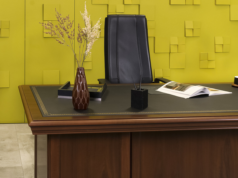 Стол для руководителя  NAPOLI MODULA МДФ Орех Италия  СРПХ-19085