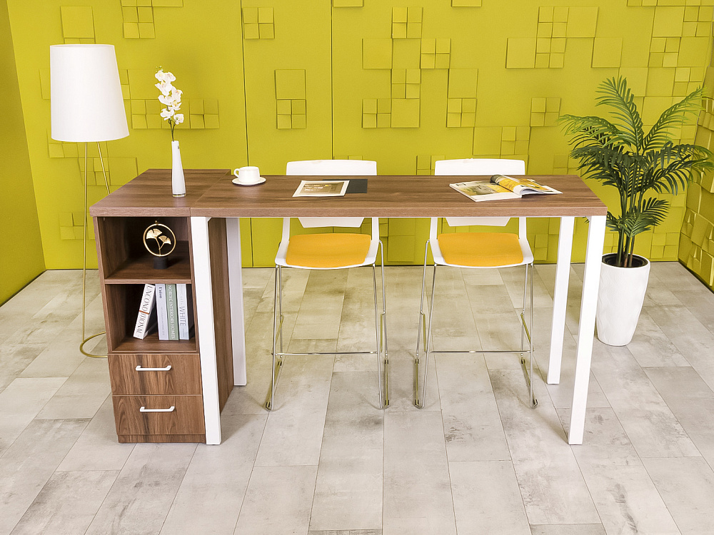 Обеденный стол ЛДСП Орех  СГПХ1-10125