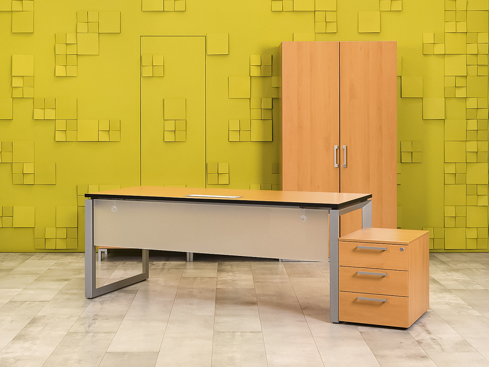 Кабинет руководителя  Steelcase ЛДСП Ольха Франция  КРЛ5-04026