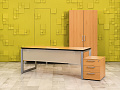 Кабинет руководителя  Steelcase ЛДСП Ольха Франция  КРЛ5-04026