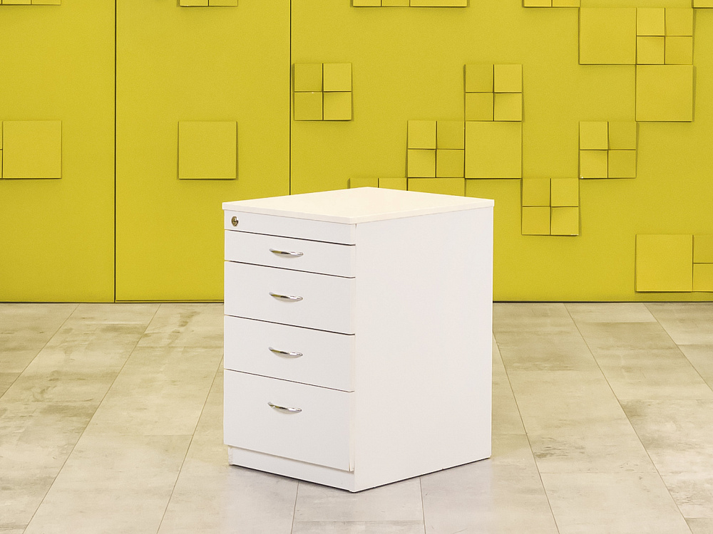 Офисная тумба выкатная  ЛДСП Белый Россия  ТВ4ЯБ-26026