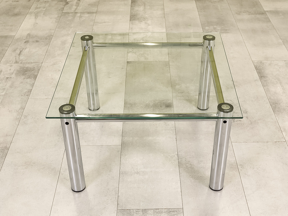 Журнальный столик Стекло Серый  СЖПС-26036