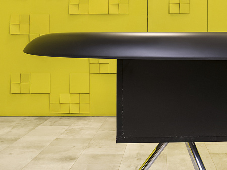 Стол для руководителя UNO DellaRovere 2200x1050 Пластик Чёрный Импорт