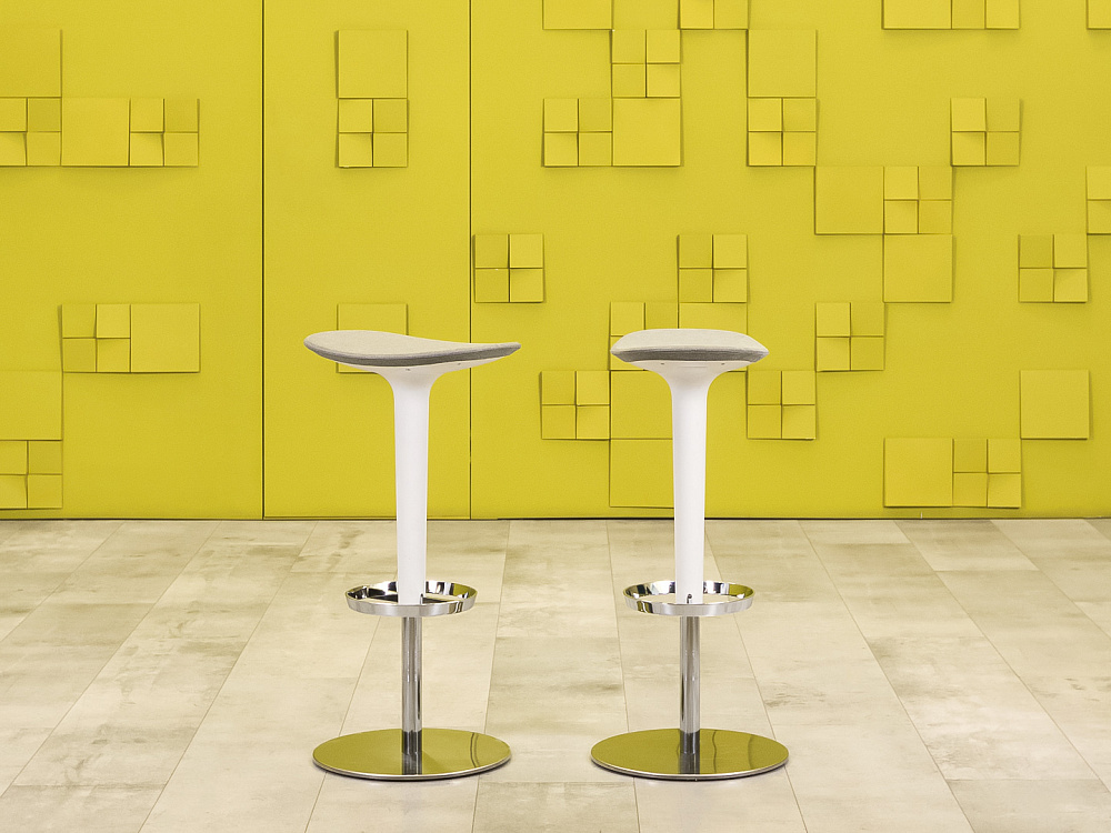 Барный стул   ARPER Ткань Серый Италия  УНТС-30016