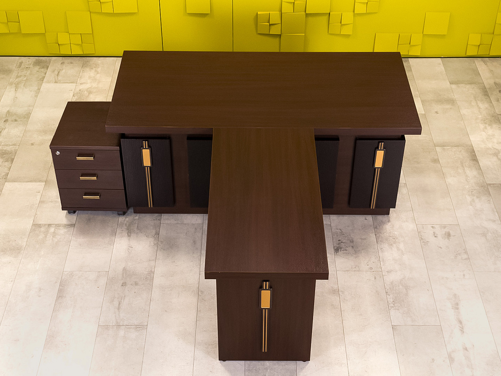 Кабинет руководителя Chicago Pointex ЛДСП Венге Россия_КРЕ-030924