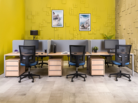 Комплект офисной мебели на 6 человек ЛДСП Бук Импорт_ГКВ3-290923