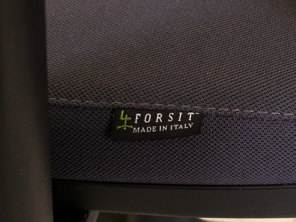 Офисное кресло для персонала на колесах FORSIT Ткань Серый Италия_КПТС2-250724