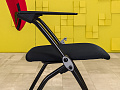 Конференц кресло для переговорной на ножках HAWORTH Ткань Чёрный; Красный Германия_КНТЧ-110823