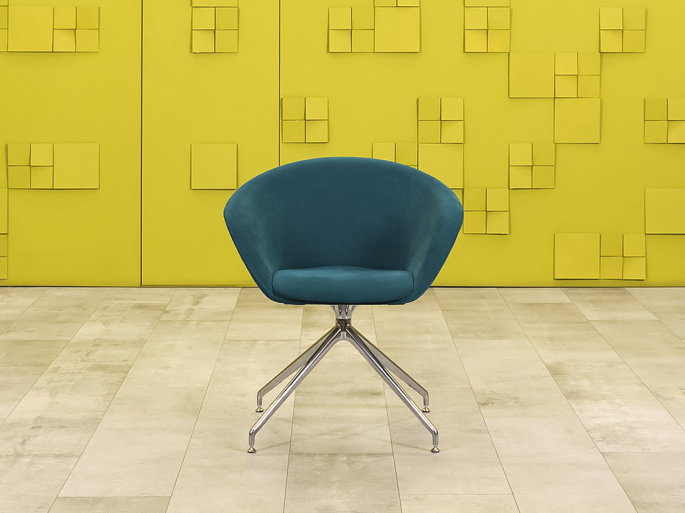 Мягкое кресло ARPER Ткань Синий Италия  КНТН1-30016