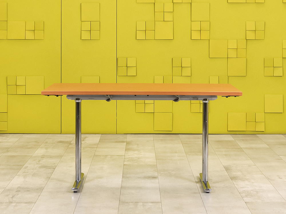 Офисный стол прямой 1400x700 ЛДСП Ольха Импорт_СППЛ-060823