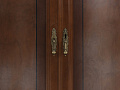 Шкаф для одежды 1200x410x2250 Закрытый Шпон Орех Импорт_ШГ2ДХ-22111