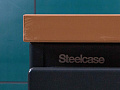 Офисная тумба приставная Steelcase 420x800x750 Металл Чёрный; Ольха 3 ящика Германия_ТП3ЯЧ-270223