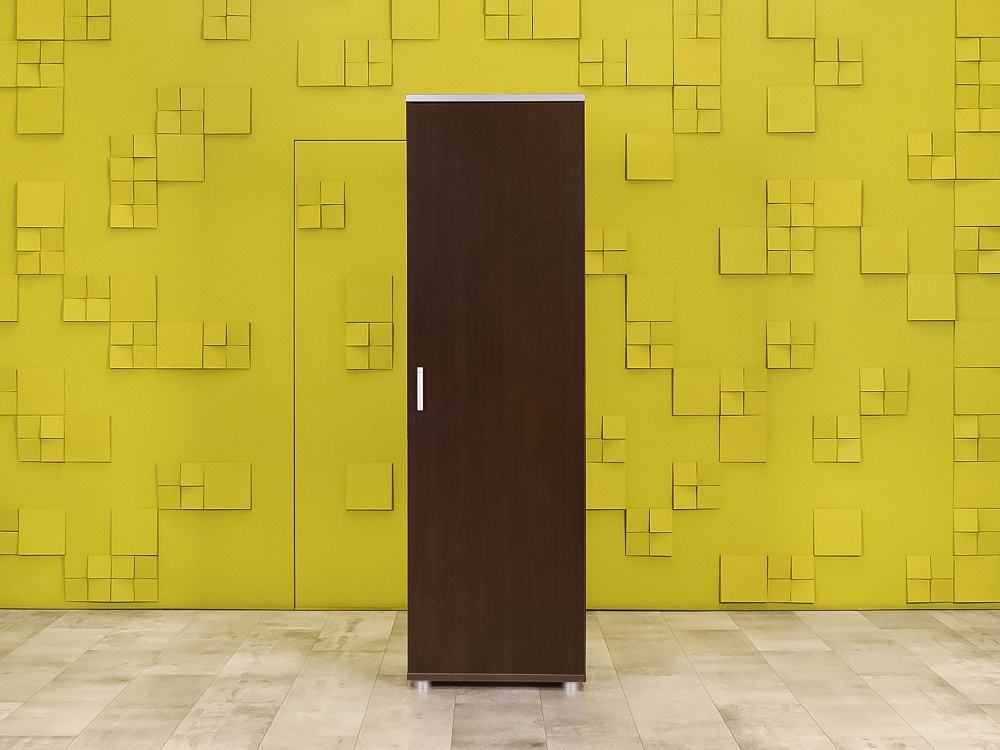 Шкаф для одежды ЛДСП Венге  ШГ1ДЕ-16125