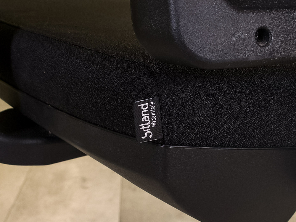 Офисное кресло для персонала на колесах Sitland Ткань Чёрный; Серый Италия_КПТЧ-140824