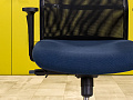 Офисное кресло для персонала на колесах TiO Ткань Синий Германия_КПТН-060823