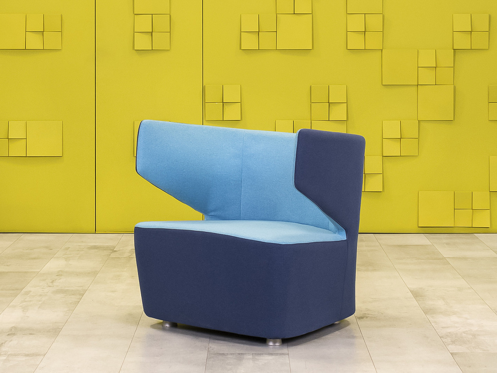 Мягкое кресло Club-k1 LD Seating Ткань Синий Чехия  КНТН2-26025