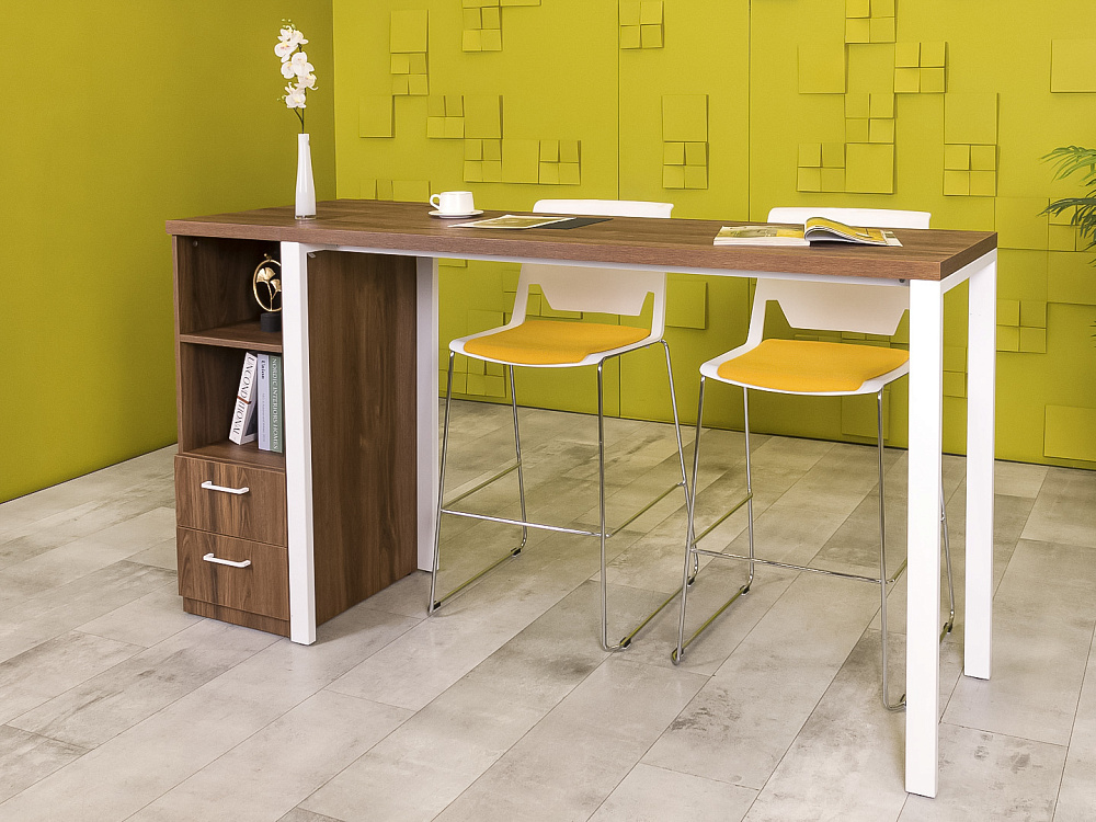 Обеденный стол ЛДСП Орех  СГПХ1-10125