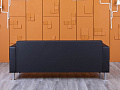 Офисный диван ДМебель Кожзам Черный   (ДНКЧ3-25094(нов))