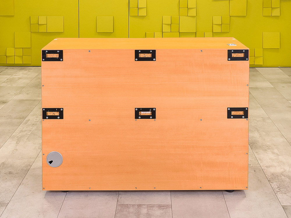 Офисная тумба для оргтехники BENE 1200x450x830 ЛДСП Ольха Распашные дверки Австрия_ТО2ДЛ-290824